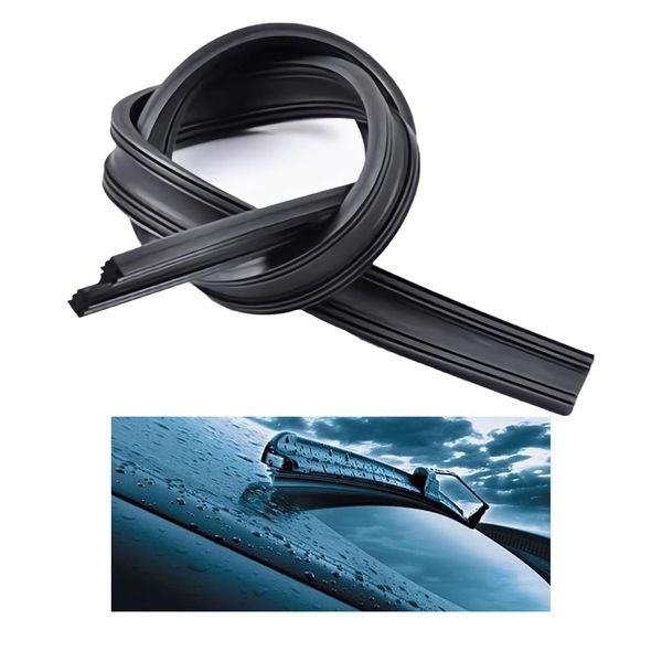 6 StüCk Scheibenwischer Gummi Scheibenwischer Schneider Wischergummi Meterware Scheibenwischergummi Meterware Scheibenwischer Nachschneider Wiper Blade Windshield Wiper Blades (700mm)