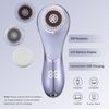 Facial Cleansing Brush Face Scrubber Exfoliator Rechargeable IPX7 Waterproof ...