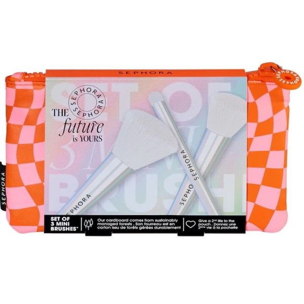 Sephora Collection Mini Face And Eye Brush Set NEW