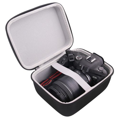 WAIYUCN Hard Carrying Case Compatible with Canon EOS R5 Mark II R8 R5 R7 R6 Mark II R10 Fits Camera Body w/Lens Sizes 24mm-105mm Mirrorless Camera Case