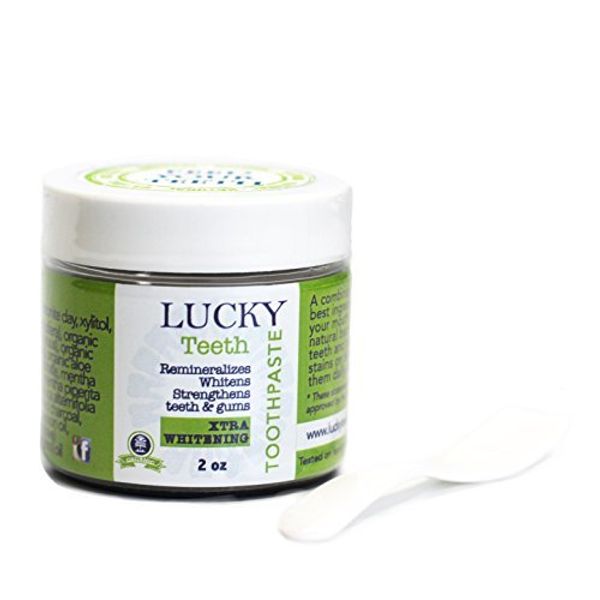 Charcoal Toothpaste Xtra Whitening Toothpaste - by Lucky Teeth - All Natural, Organic, Remineralizing and Fortifying