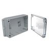 Enclosures, Boxes, & Cases 6.73 x 4.76 x 2.17 POLYCARBONAT CLR LID