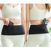 Natiform Running Waist Pouch, Running Belt, No Shake, Tight-fitting Type, Black