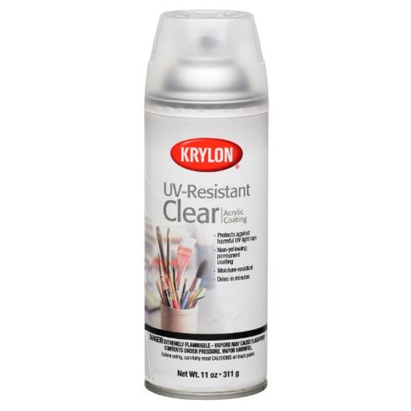 Krylon K01305 Gallery Series Artist and Clear Coatings Aerosol, 11-Ounce, UV-Resistant Clear Gloss