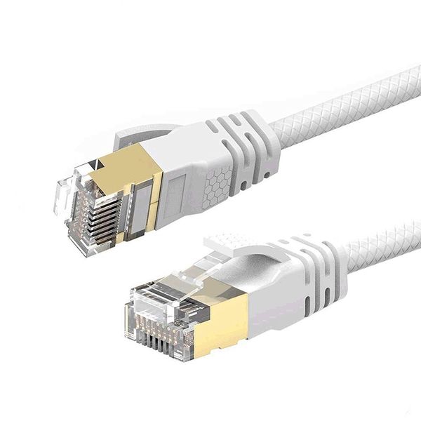 Reulin 2.5M Cat 7A Ultra Slim - Gigabit Ethernet Network Lan Cable Speed Up to 40Gbs-1000MHz Compatible With Cat5 Cat6 Cat7 Cat7A+ Switch Router Modem For High Speed Networks