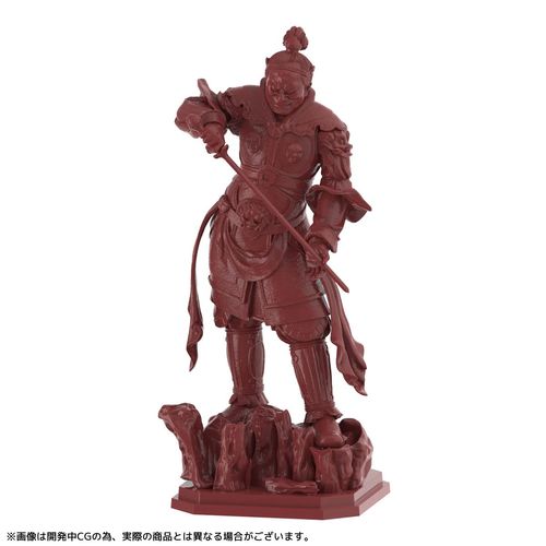Kaiyodo Artpla AP011 Statue of the Four Heaven Kings, Zochoten, Total Height: Approx. 6.3 inches (160 mm), Non-scale, Unpainted, Unassembled, Plastic Model Kit