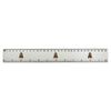 'Pirate Rocket ' 30cm (12 Inch) White Plastic Ruler (RL00087572)