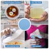 sourcing map 3Pcs Rubber Jar Opener Grippers Pads, Multi-Function Grippers Pads (Blue)