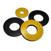 Solid Neoprene Adhesive Backed Rubber Washer - Size; 1mm Thick - 28mm Inside Diameter x 40mm Outside Diameter