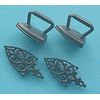 Dollhouse Miniature Chrysnbon Trivets and Irons
