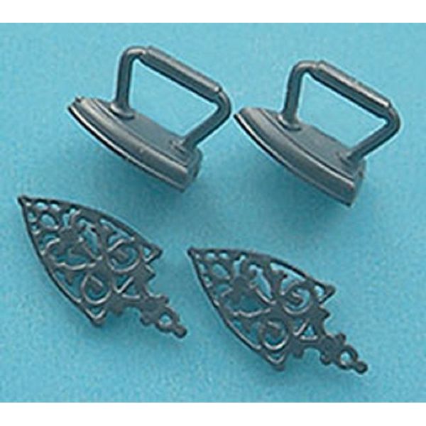 Dollhouse Miniature Chrysnbon Trivets and Irons