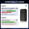 Carlinkit Wireless Android Auto Adapter,Converts OEM Wired to Wireless Android Auto,Plug and Play, Easy Setup,Android Auto Wireless Dongle(For Android Auto)