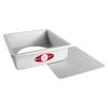 Fat Daddio's PSQCC-993 Removable Bottom Square Cake Pan, 9 x 9 x 3 Inch, Silver