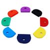 JAM2DAY Pack of 8 Key Cap Covers - Assorted Colours With Soft Rubber Feel