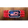 Second Amendment Shall Not Be Infringed Red Paracord Survival Bracelet