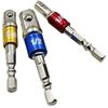 grepo Electric Drill Socket Adapter Set of 3 Wrench Replacement Impact Driver