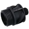 25mm x 1/2" MDPE Male Adapter Compression Coupling Fitting Water Pipe 5PK