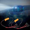 Car Load Resistor Car LED Load Resistor Decoder 2 Pieces Car LED Decoder for H7 Headlight Anti Hyper Flash No Error Load Resistor Wiring