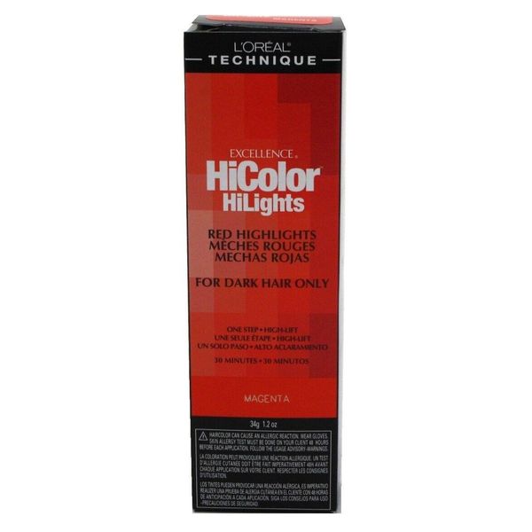 Loreal Excellence Hicolor Hilights Magenta 1.2 Ounce (Pack of 2)