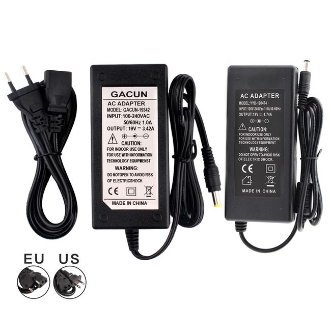 XCHA Chargeur Original Asus 5.5 x 2.5 mm - 19V - 4.74A - 90W + cable