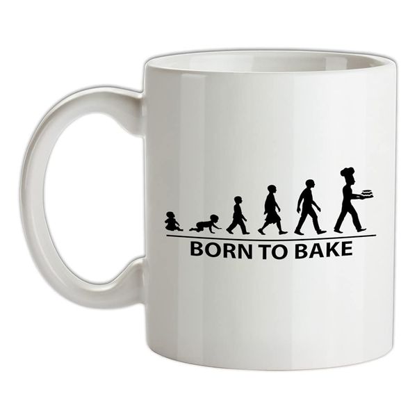 Born to Bake - 10oz - Ceramic Mug for Coffee/Tea