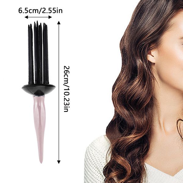 Bounce Curl Brush Hair Rollers Heißluft-Stylingbürsten Bürste für Locken Für Haar, Curly Hair Styler Anti-Rutsch Hair Roller für Frauen