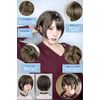 M Grande DY08B Basic Line Wig, Supervised by Active Top Stylist, 6 Piece Set, Women's Wig, Short, Natural, Small Face, Full Wig (F, Gray Ash sh)