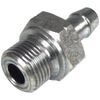 Hose Connector Barb Tail 8mm x 3/8" BSP Replacement for Workshop Hydraulics Fluid Transfer