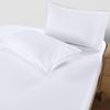 Utopia Bedding Double Fitted Sheet with 2 Pillow Cases (50x75cm), White - Deep Pocket (35 cm) - Bed Sheets Set - Soft Brushed Microfibre