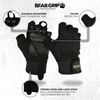 BEAR GRIP - Workout Gloves, Lightweight Breathable edition (Blue, XS)