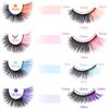 QYLPZ 8 Pairs Coloured False Eyelashes Colored Lashes Cat Eye Natural False Lashes Faux Mink Lashes Colored Lashes Fluffy Wispy Russian Strip Lashes with Color （4 MIX Colors ）