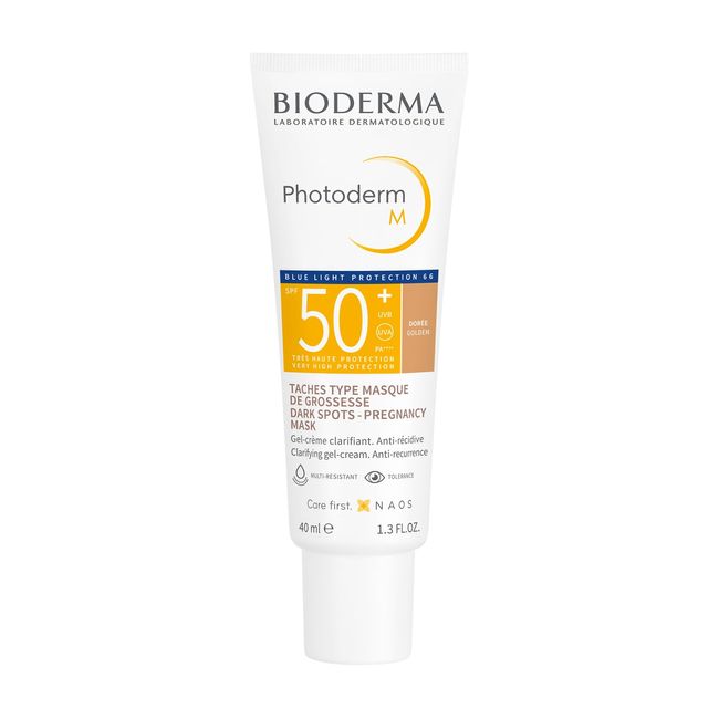 Bioderma Photoderm M Golden SPF50+ Koyu Leke ve Mavi Işığa Karşı Yüksek Korumalı Glabridin İçeren Renkli Yüz Güneş Kremi 40 ml