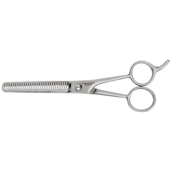 Tamsco Thinning Shear, Double Blades 6.5-Inch Ice Tempered Stainless Steel Double Blades 20 by 20 Teeth 6.5-Inch