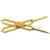 Brass Proportional Scale Divider Drawing Tool Professional 6” Long Full Brass as