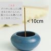 Incense Burner, Buddhist Altar, Mini Incense Holder, Stylish, Brass (Blue 2)
