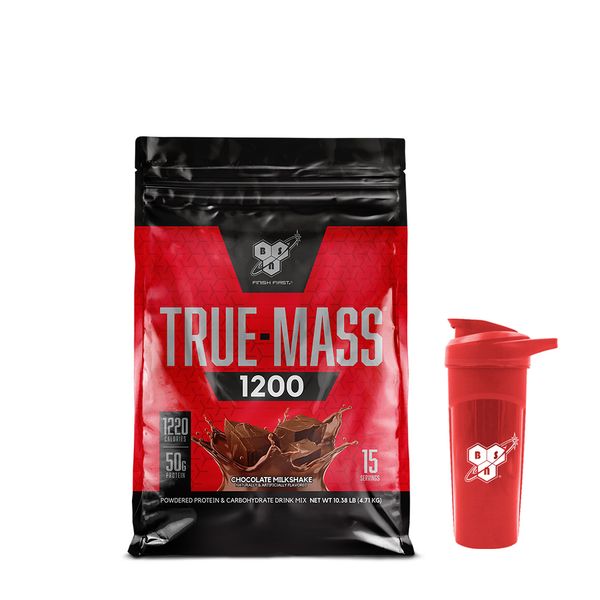 [+Shaker] BSN Truemass 1200 4.71kg Choco / Syntha6 Whey Protein Isolate Gainer