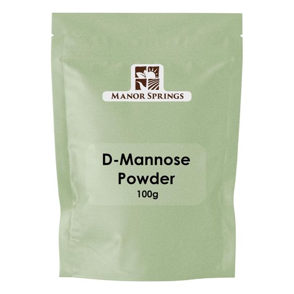 D-Mannose Powder 100g, Non-GMO, Vegetarian & Vegan by Manor Springs