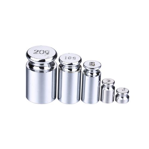 I-MART Weight 1g 2g 5g 10g 20g Grams Steel Chrome Calibration Scale Weight Kit Set for Digital Scale Balance