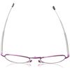 Foster Grant Gideon Rectangular Flat Micro Reading Glasses for Women, Magenta/Transparent, 64 mm + 1.5