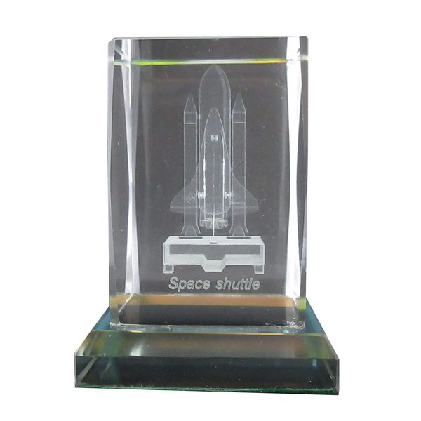 Shuttle Crystal? Object Figurine Space Shuttle Rocket Universe