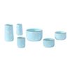 Pottery Buddhist Utensil Set, 6 Pieces, Cosmos Blue