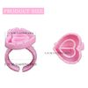 100PCS Lash Glue Holder Rings for Eyelash Extensions, Disposable Volume Lashes Glue Blossom Cups for Lash Extension