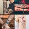 Blank Tattoo Skin Practice - Rayyl 5Pieces Tattoo Practice Skin Soft Silicone Double Sides 7.4x5.6" Thin Tattoo Eyebrow Practice Skin for Tattoo Beginner & Experienced Tattoo Artist