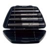 Bahco 1435/5 Stud Extractors Set for M4-M18, Grey, Set of 5 Piece