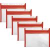 Veloflex Velobag Portfolio Folder, Document Folders, Filing (Red, XXS, A5, Pack of 5)