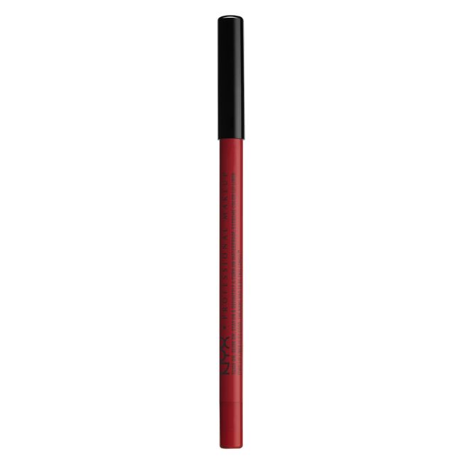 NYX PROFESSIONAL MAKEUP Slide On Lip Pencil, Lip Liner - Red Tape (Deep Red)