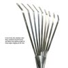 Spear & Jackson 5200BR Traditional Stainless Mini Border Rake, Brown