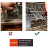 4 Pack W10195416V Lower Dishrack Wheel Assembly for Whirlpool Maytag Dishwashers