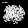 sourcing map 100Pcs Wall Floor Tile Plastic T-Shape Spacers Tiling Tools 2mm 5/16" Tile Spacers for Ceramic Tile Installation, White