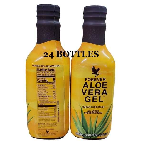 NEW LOOK! 24 packs x (1L) Forever Living Aloe Vera Gel